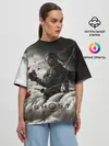 Женская футболка оверсайз / Ghost of Tsushima