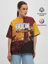 Женская футболка оверсайз / DOOM eternal 2020