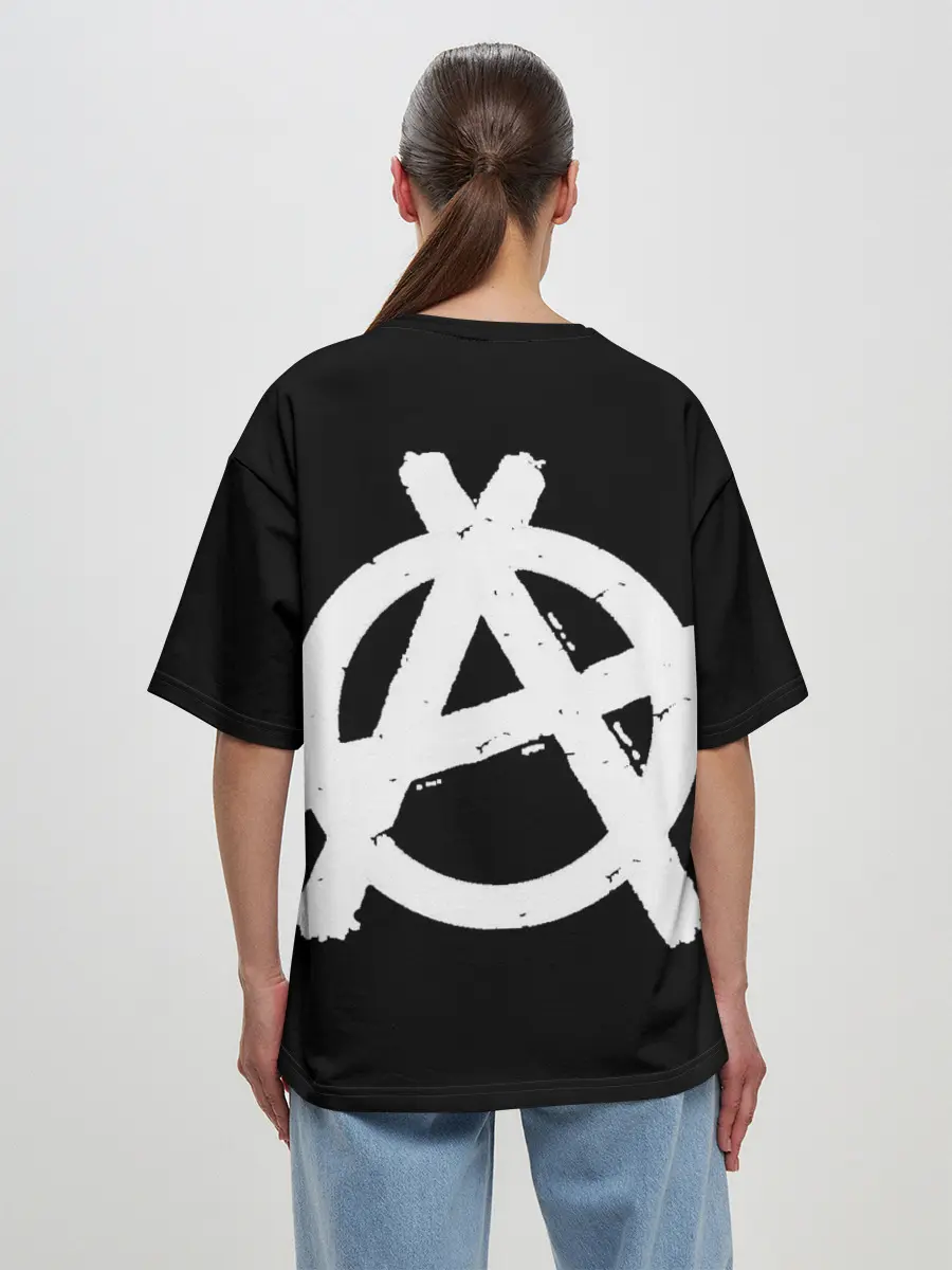 Женская футболка оверсайз / Король и Шут + Анархия