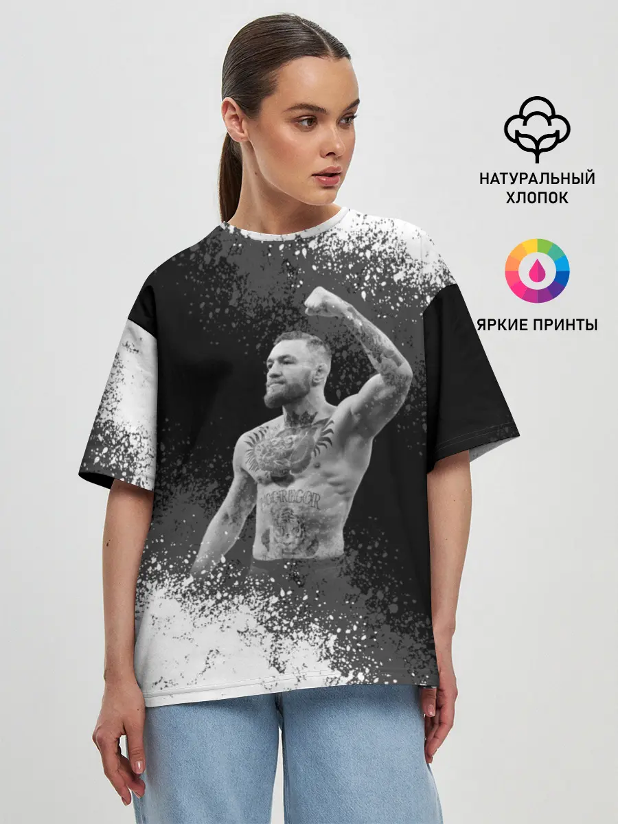 Женская футболка оверсайз / Conor McGregor | Конор МакГрегор