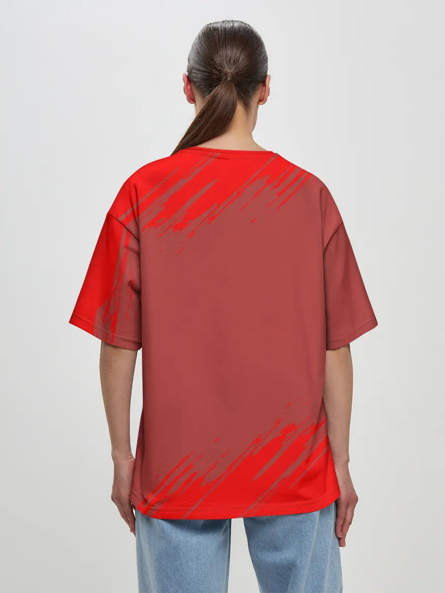 Женская футболка оверсайз / Стальной алхимик | Обжорство