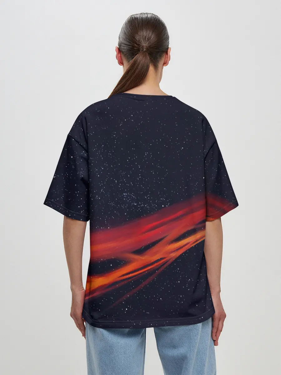 Женская футболка оверсайз / Гандболист