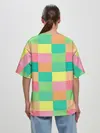 Женская футболка оверсайз / Кубик Рубика