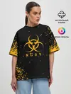 Женская футболка оверсайз / КОРОНАВИРУС | nCoV