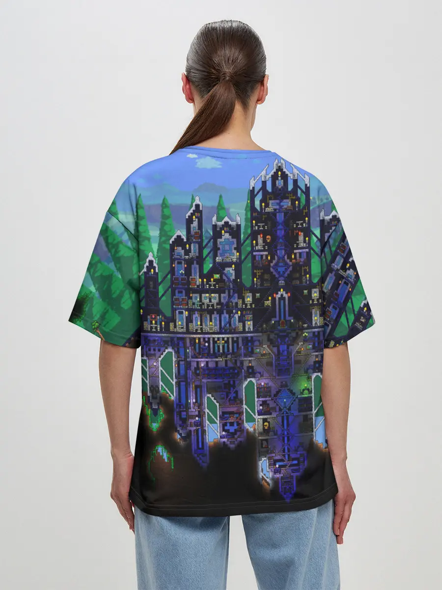 Женская футболка оверсайз / TERRARIA