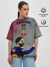 Женская футболка оверсайз / Messi
