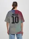 Женская футболка оверсайз / Messi