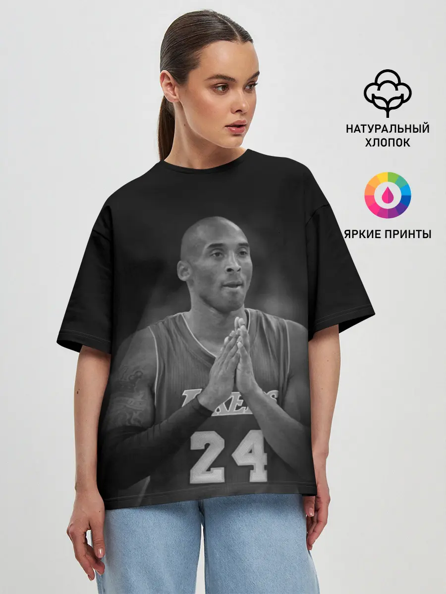 Женская футболка оверсайз / Коби Брайант