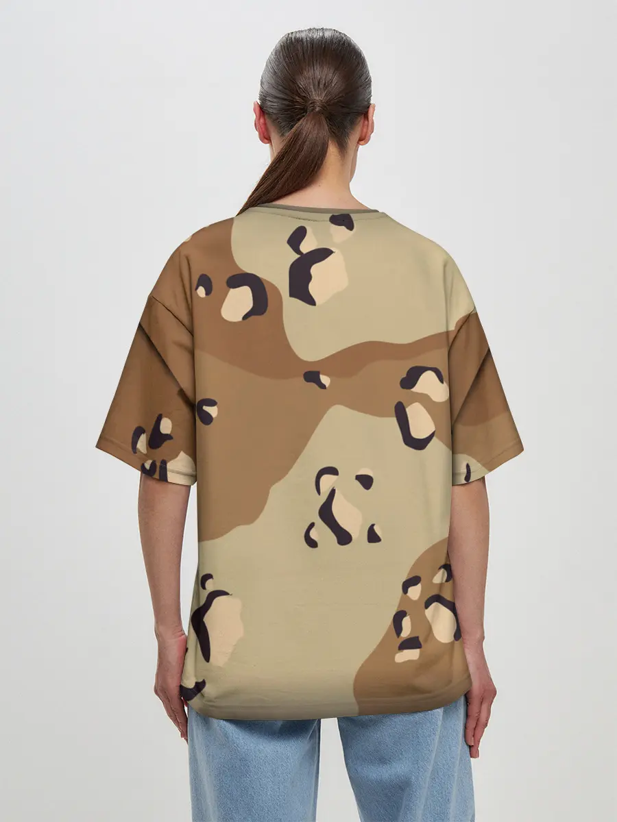 Женская футболка оверсайз / ПОЛЕВОЙ АРМЕЙСКИЙ