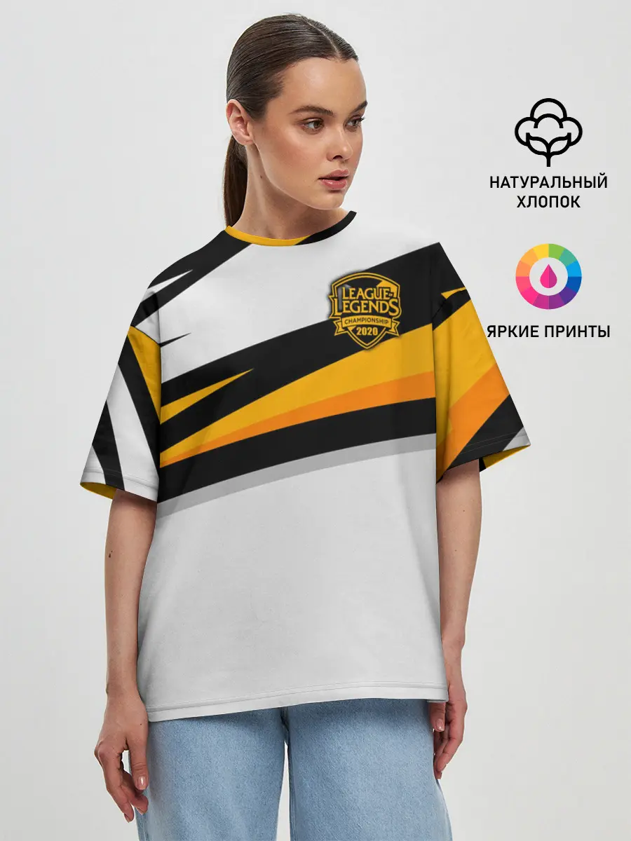 Женская футболка оверсайз / League of Legends