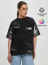 Женская футболка оверсайз / BMW