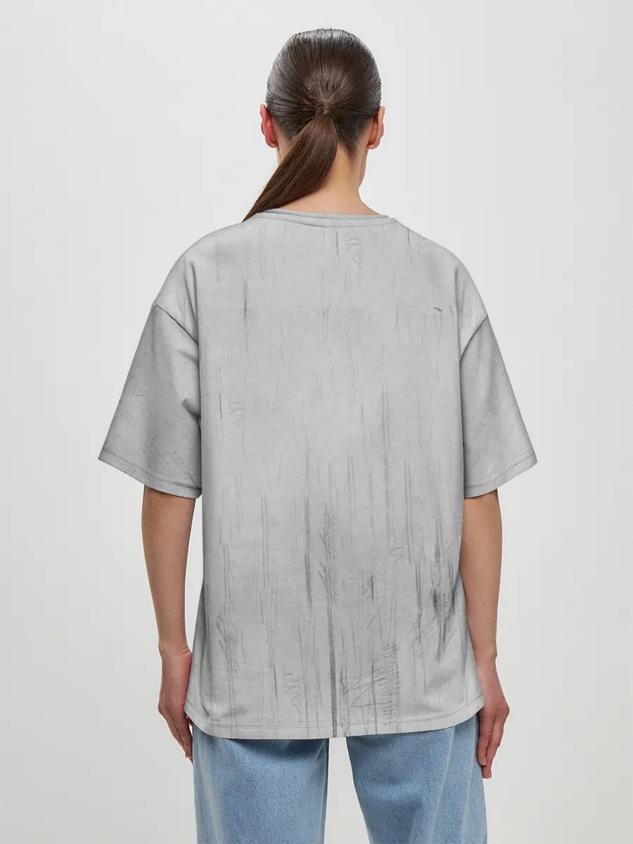 Женская футболка оверсайз / Dentist skull