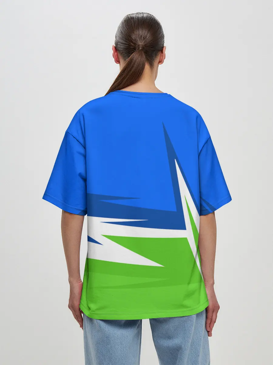 Женская футболка оверсайз / ВДВ