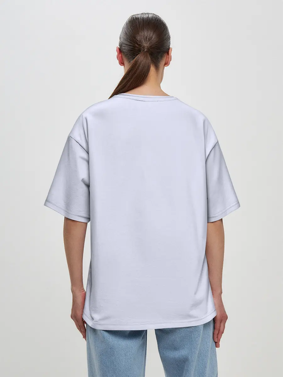 Женская футболка оверсайз / Smile