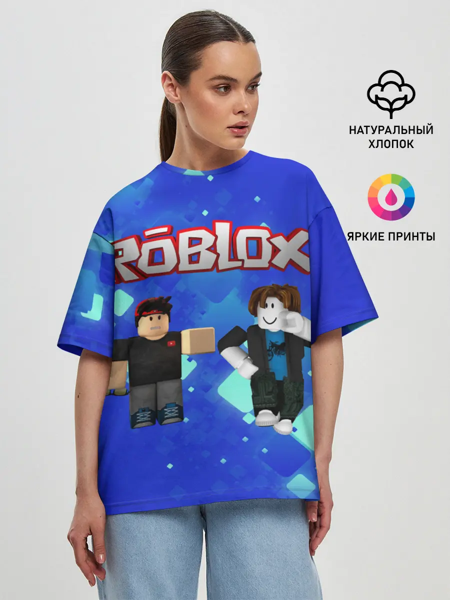 Женская футболка оверсайз / ROBLOX