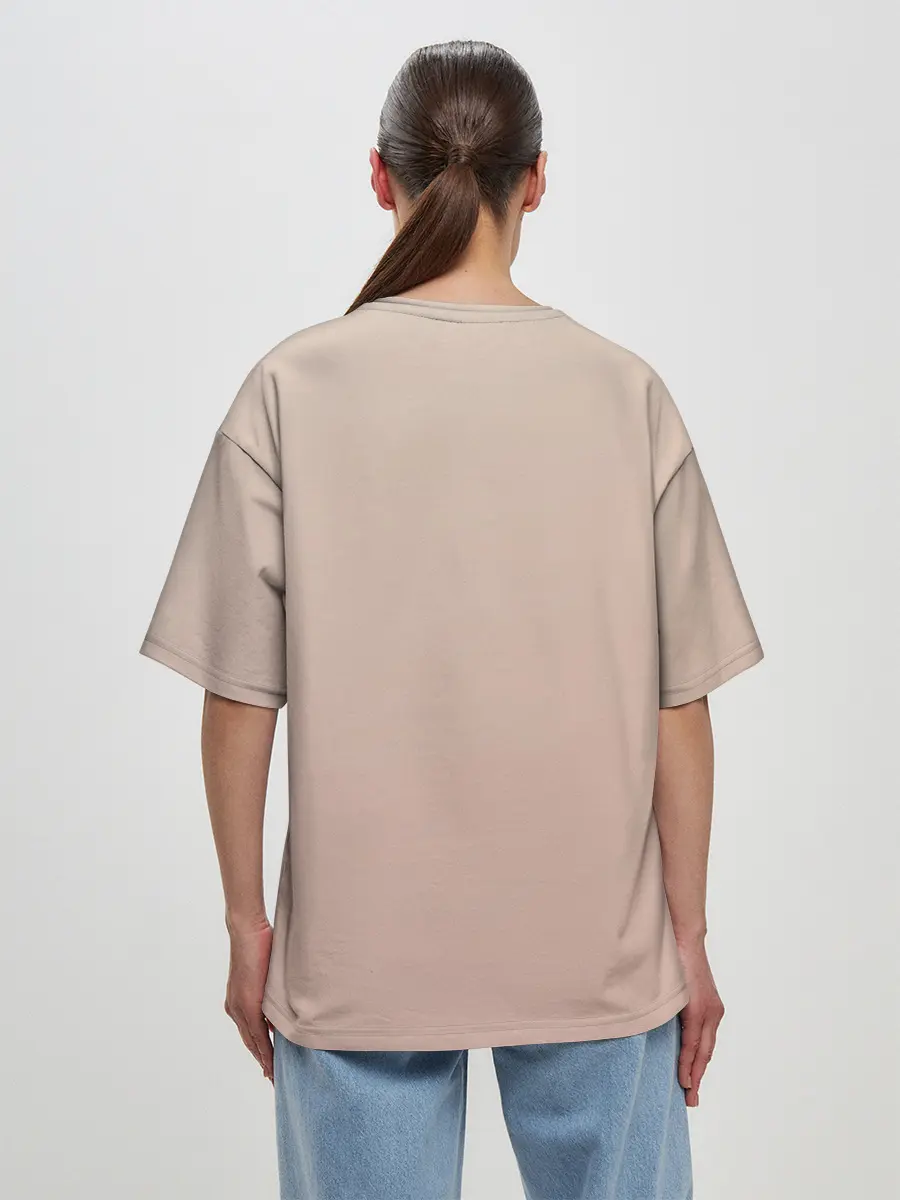 Женская футболка оверсайз / Пламенная бригада пожарных