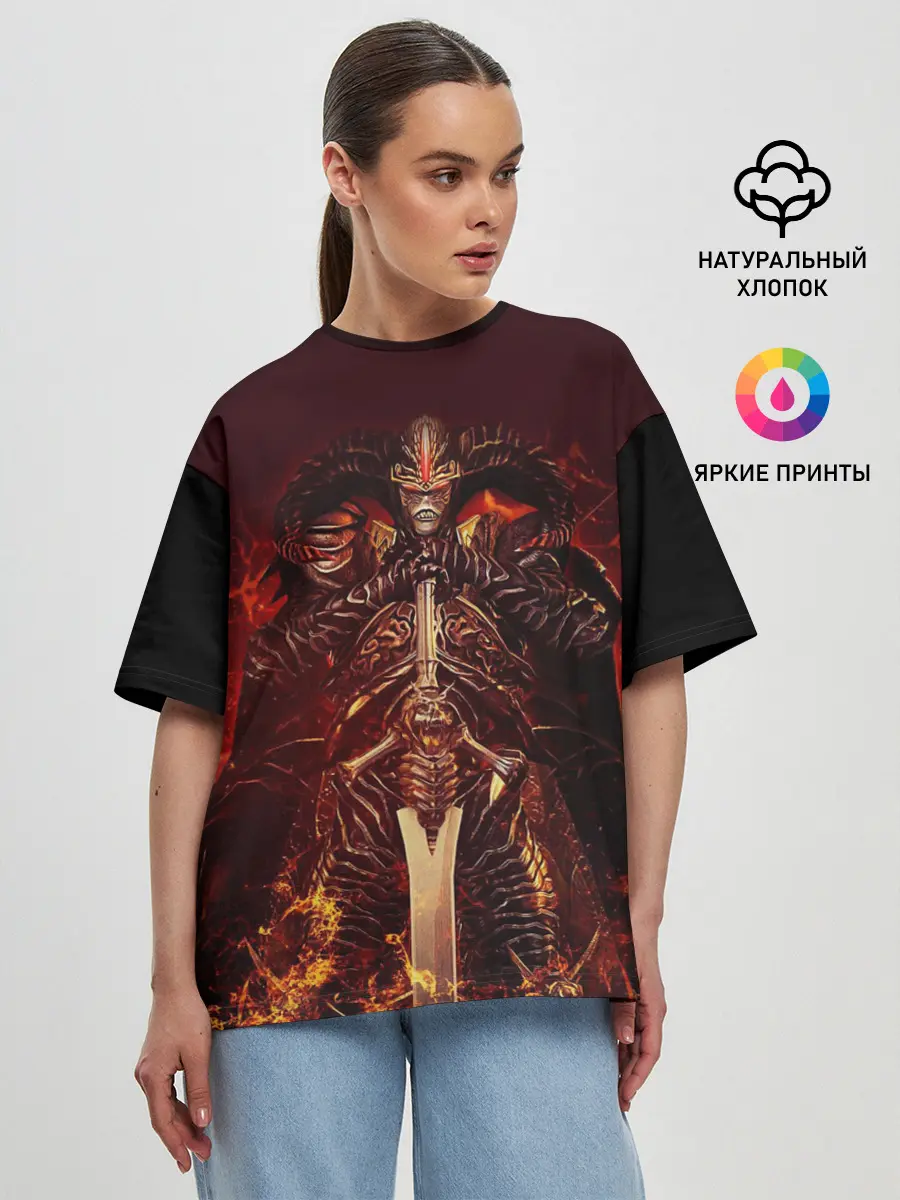 Женская футболка оверсайз / DEVIL MAY CRY