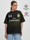 Женская футболка оверсайз / Real Madrid
