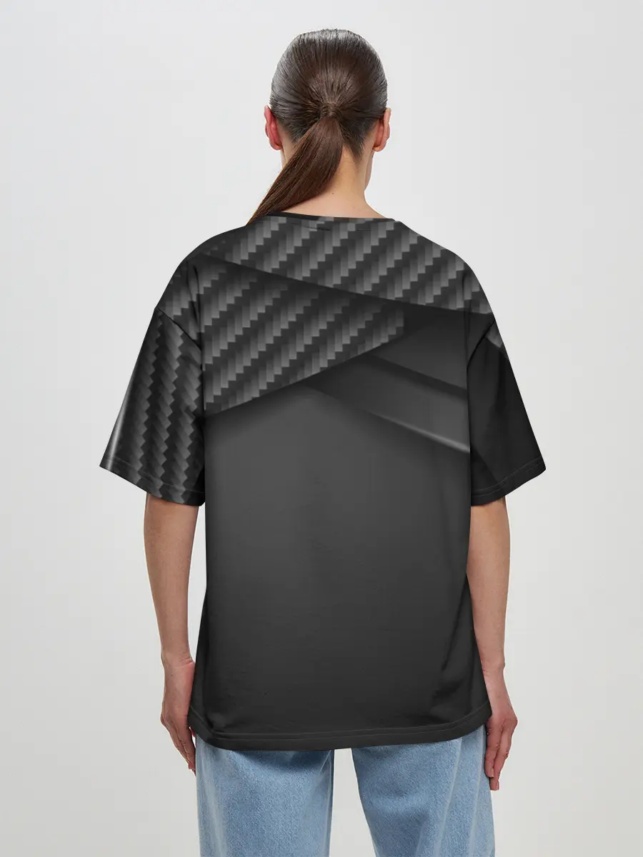 Женская футболка оверсайз / BMW