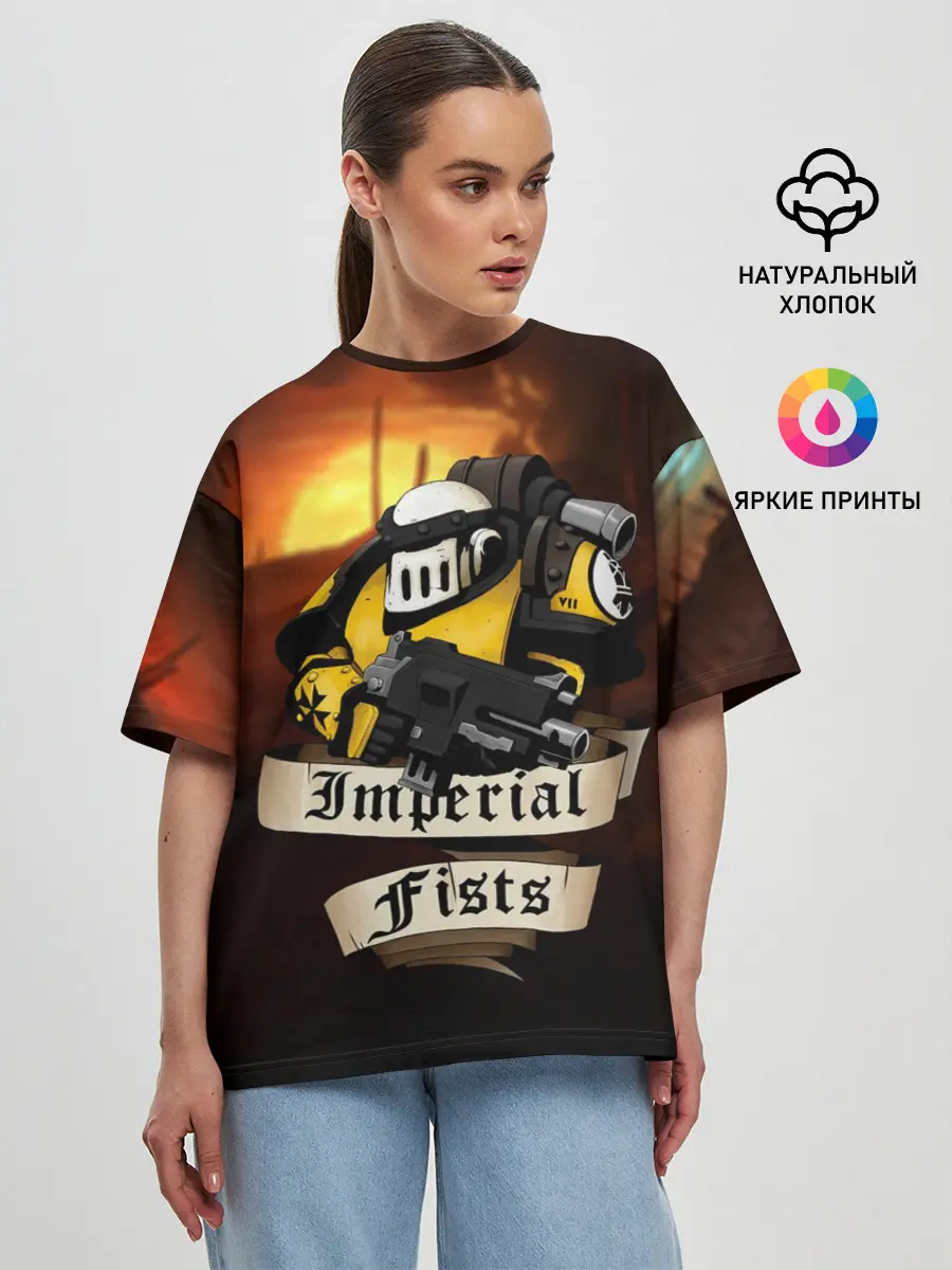 Женская футболка оверсайз / Imperial Fists