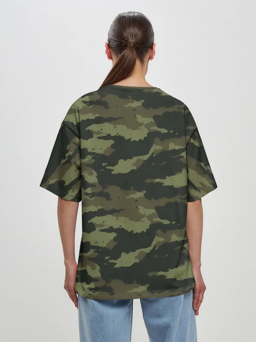 Женская футболка оверсайз / Слава ВДВ!