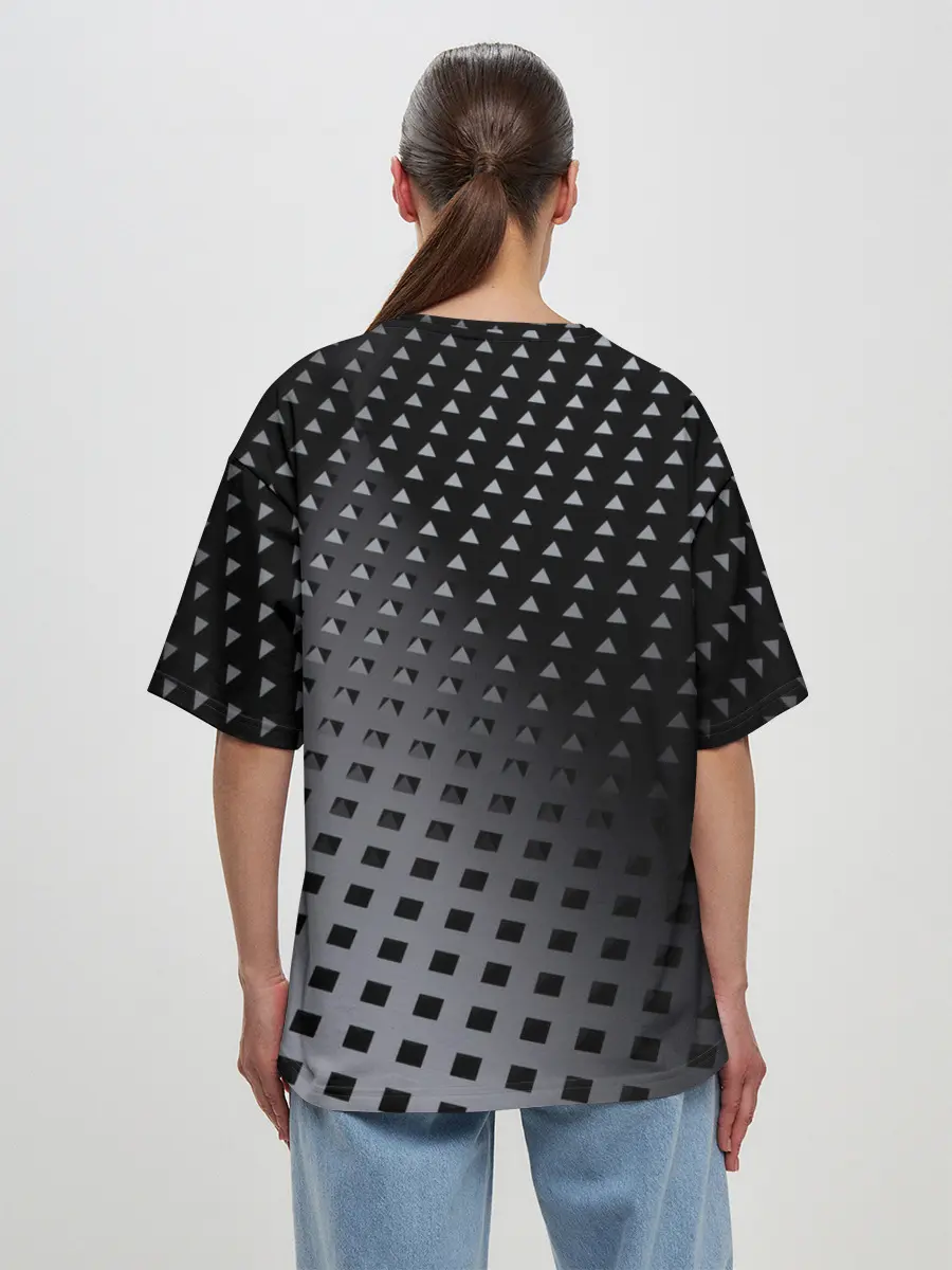 Женская футболка оверсайз / Текстура.