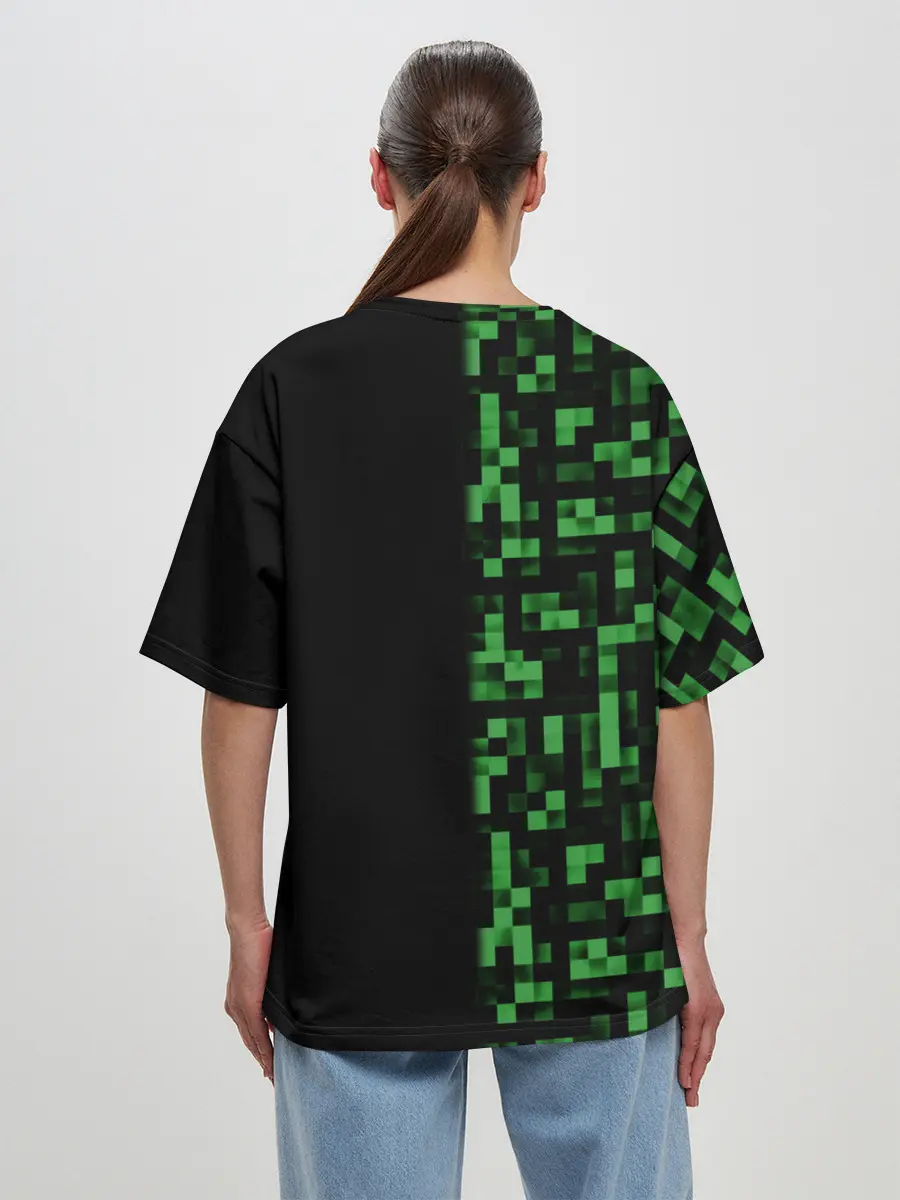 Женская футболка оверсайз / MINECRAFT