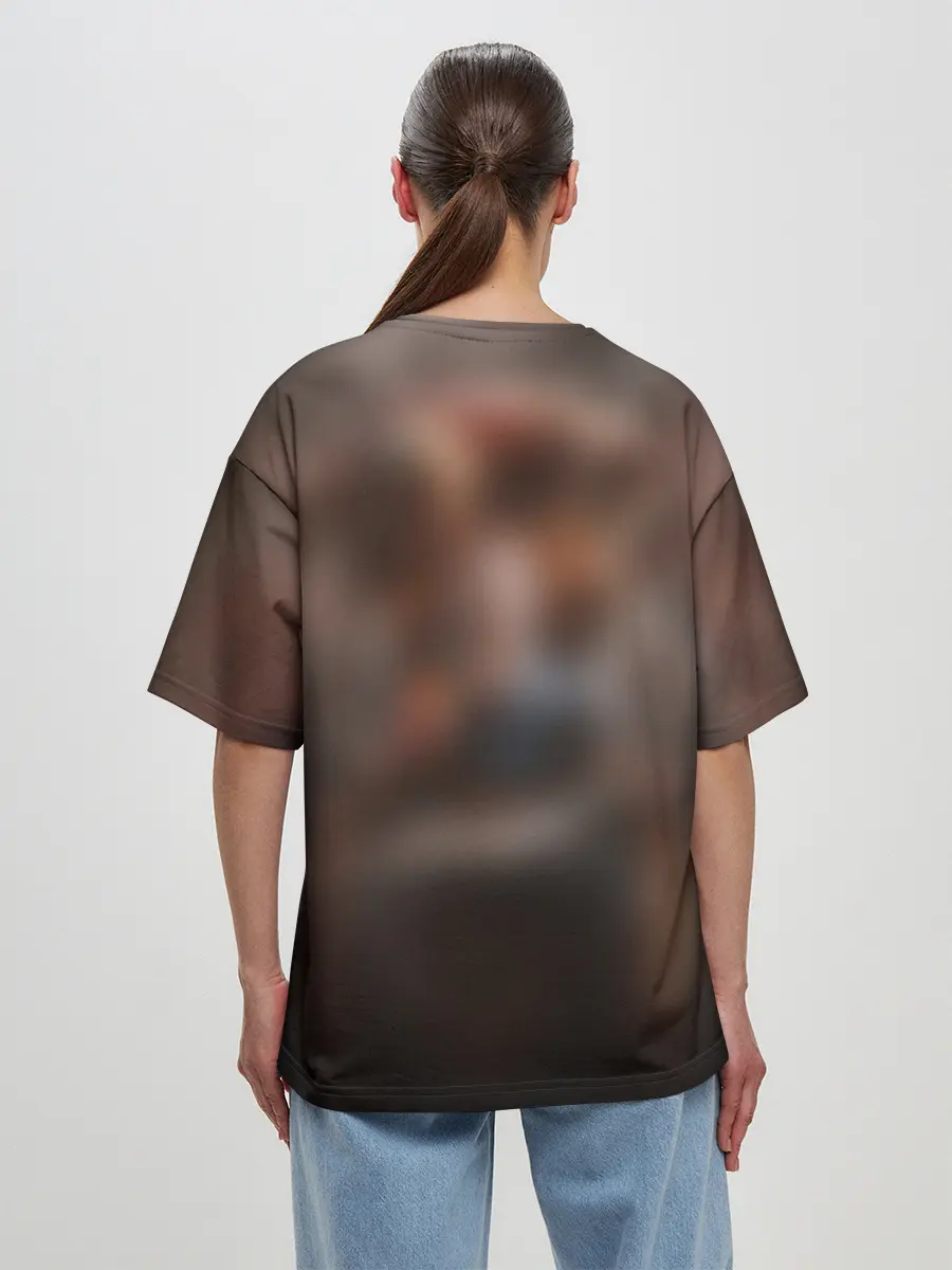 Женская футболка оверсайз / КРОВЬ И ВЕДЬМАК