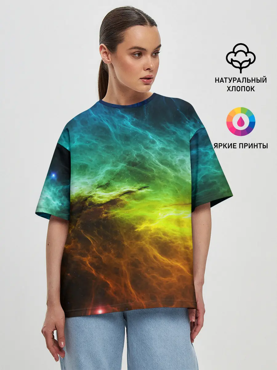 Женская футболка оверсайз / ГРОЗОВЫЕ ВОРОТА