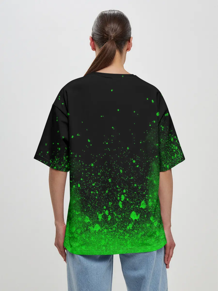 Женская футболка оверсайз / MINECRAFT