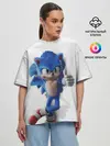 Женская футболка оверсайз / SONIC