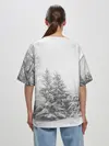 Женская футболка оверсайз / Winter Storm
