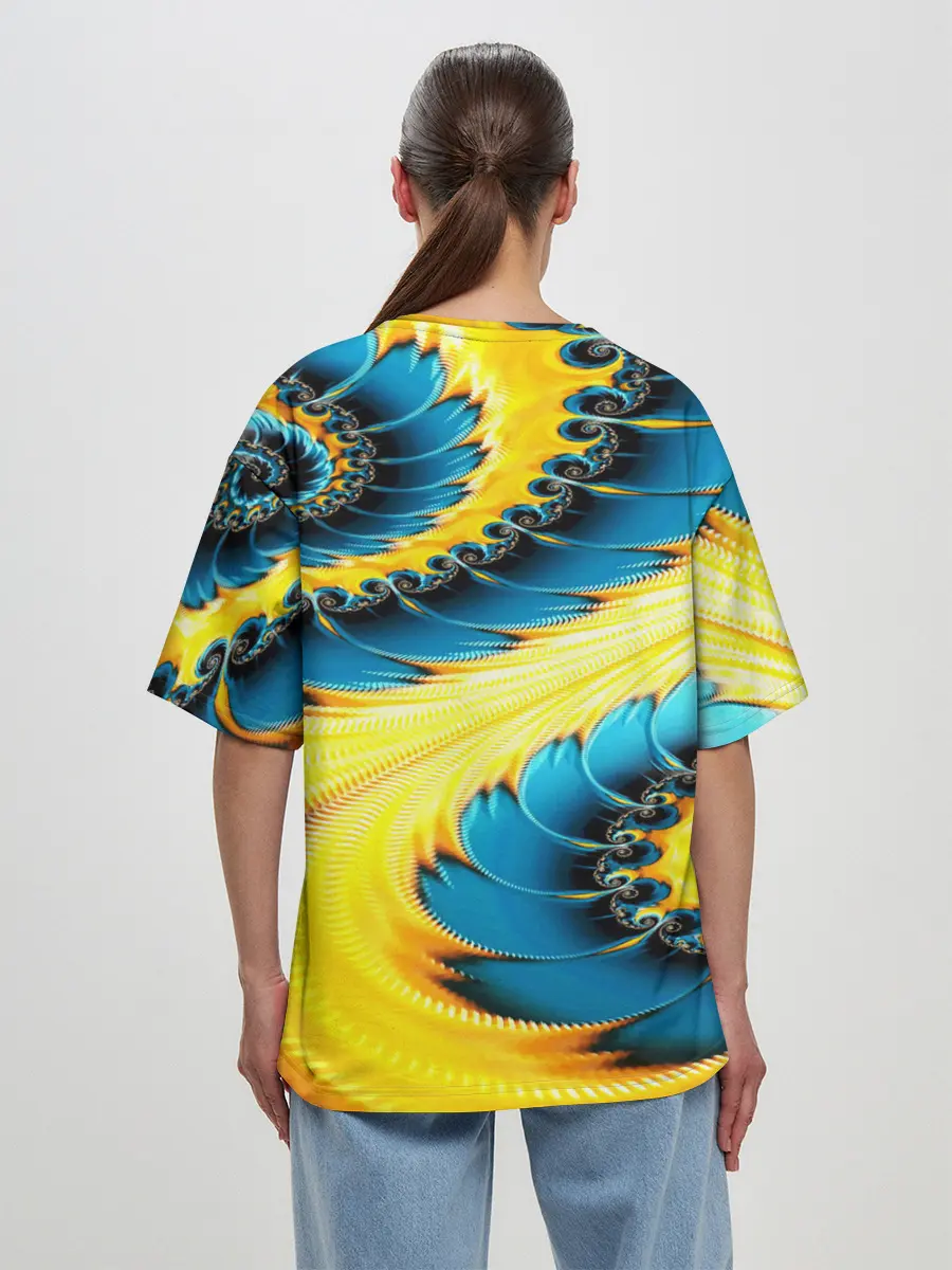 Женская футболка оверсайз / ABSTRACT EXCLUSIVE