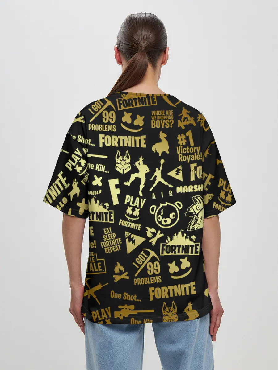 Женская футболка оверсайз / FORTNITE | ФОРТНАЙТ
