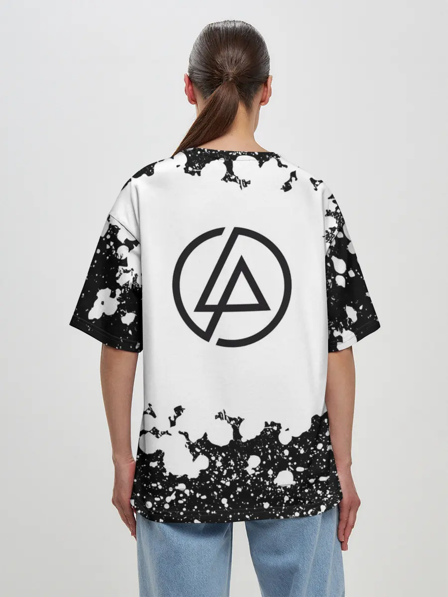 Женская футболка оверсайз / LINKIN PARK