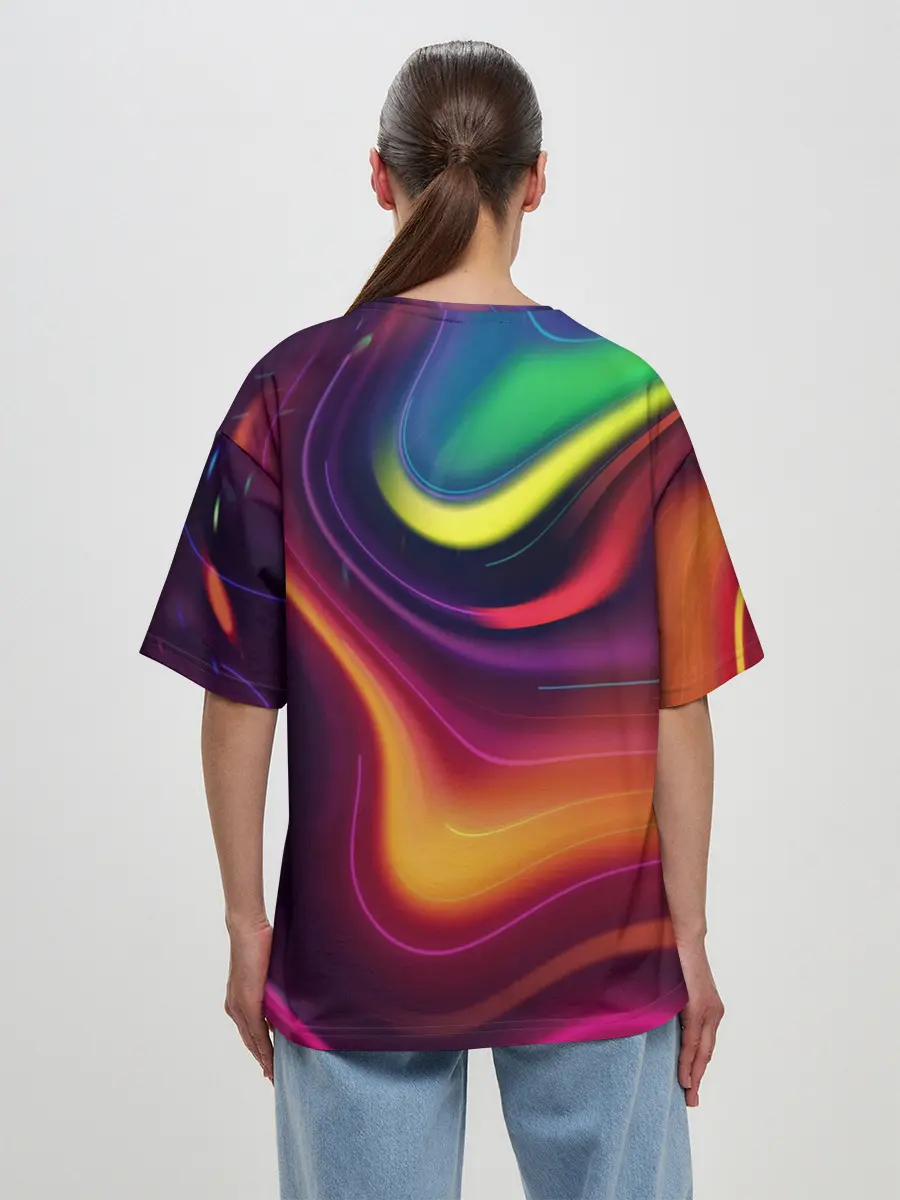 Женская футболка оверсайз / Acid Club