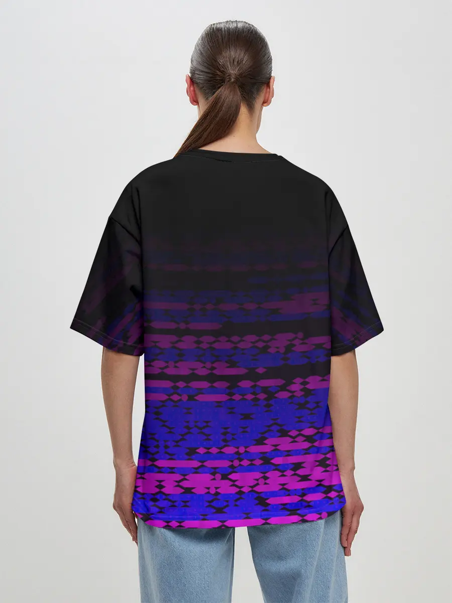 Женская футболка оверсайз / ПОШЛАЯ МОЛЛИ.