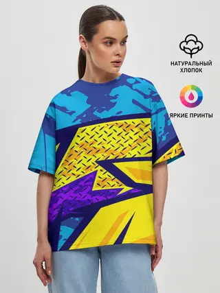 Женская футболка оверсайз / Street Light