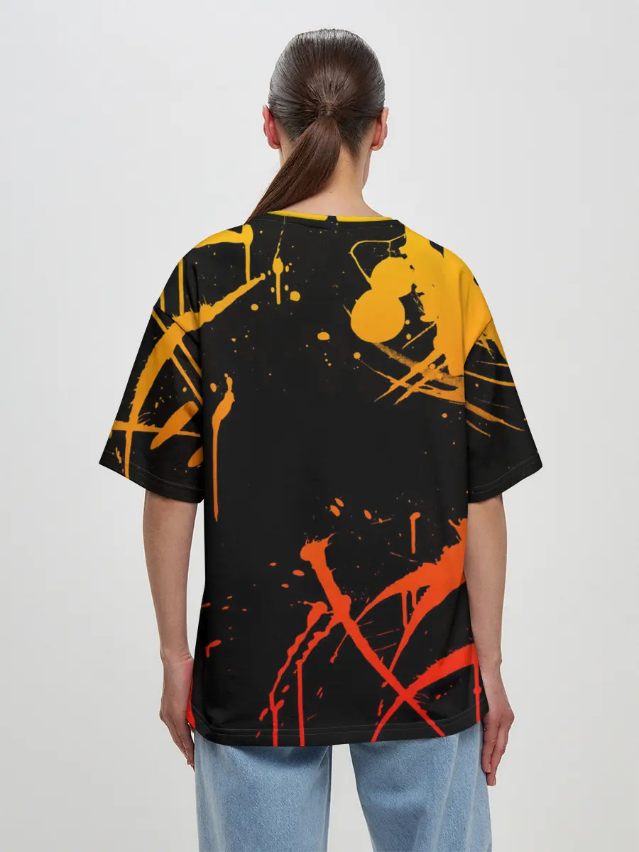 Женская футболка оверсайз / JoJo Bizarre Adventure