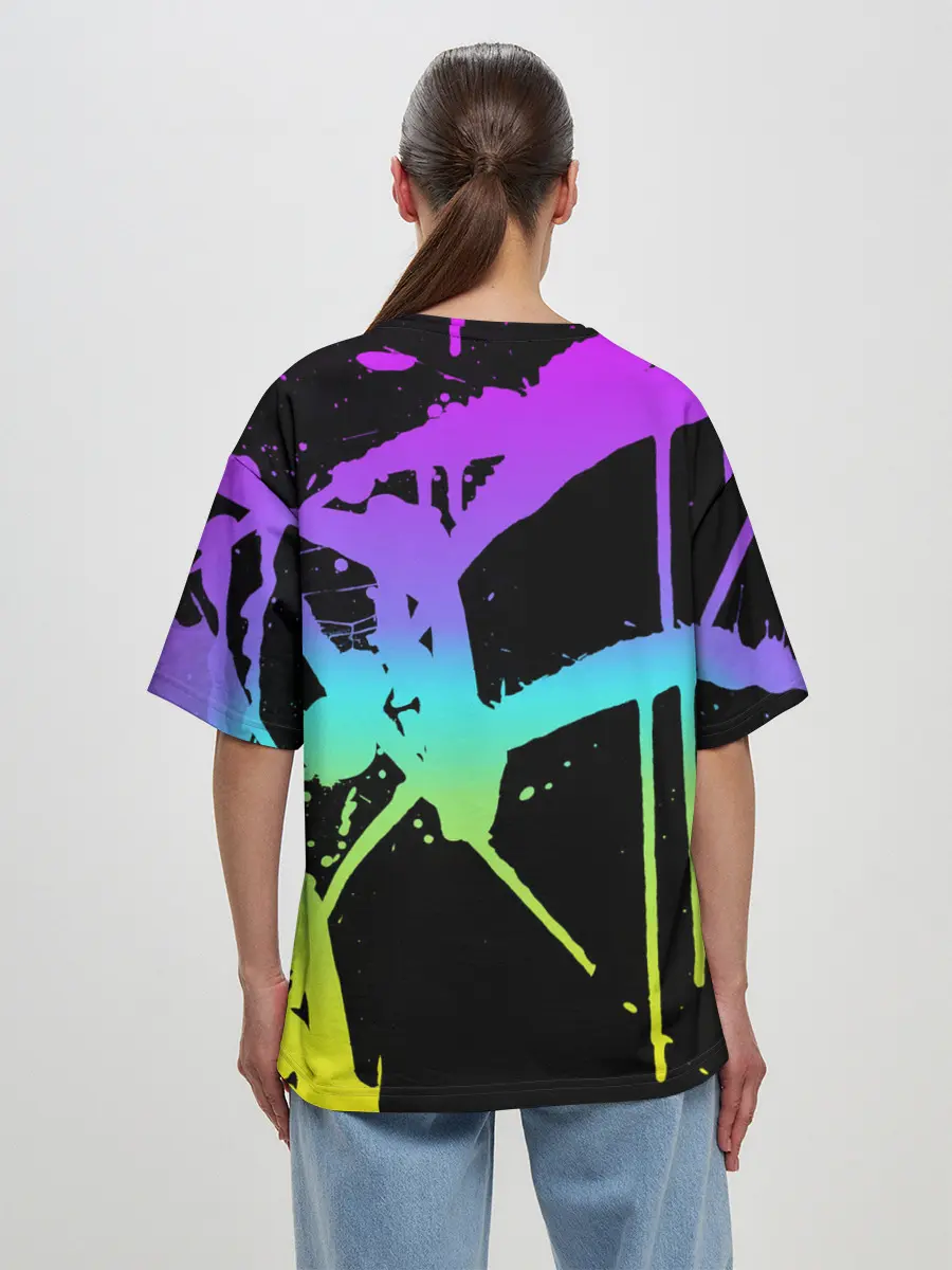 Женская футболка оверсайз / JoJo Bizarre Adventure