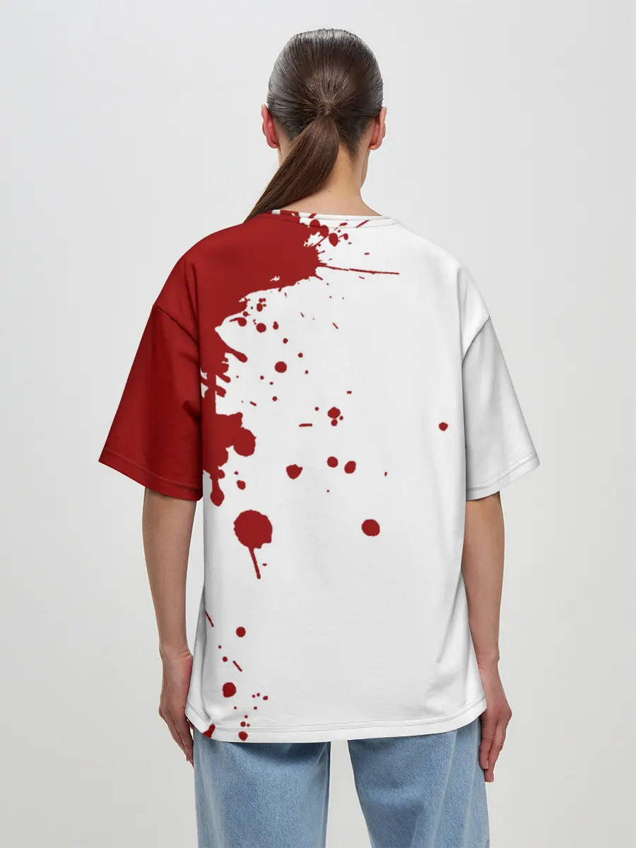 Женская футболка оверсайз / AC/DC Back in Black