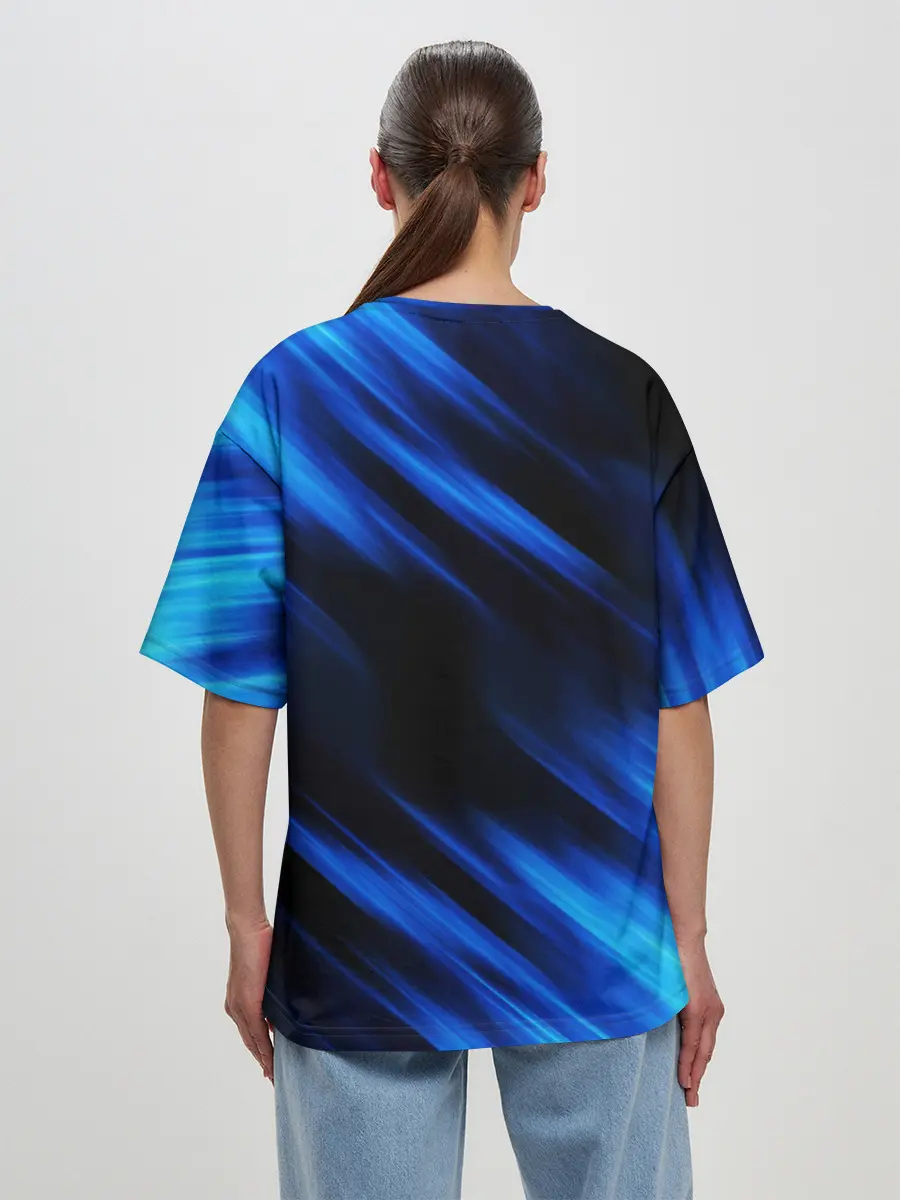 Женская футболка оверсайз / SONIC | СОНИК