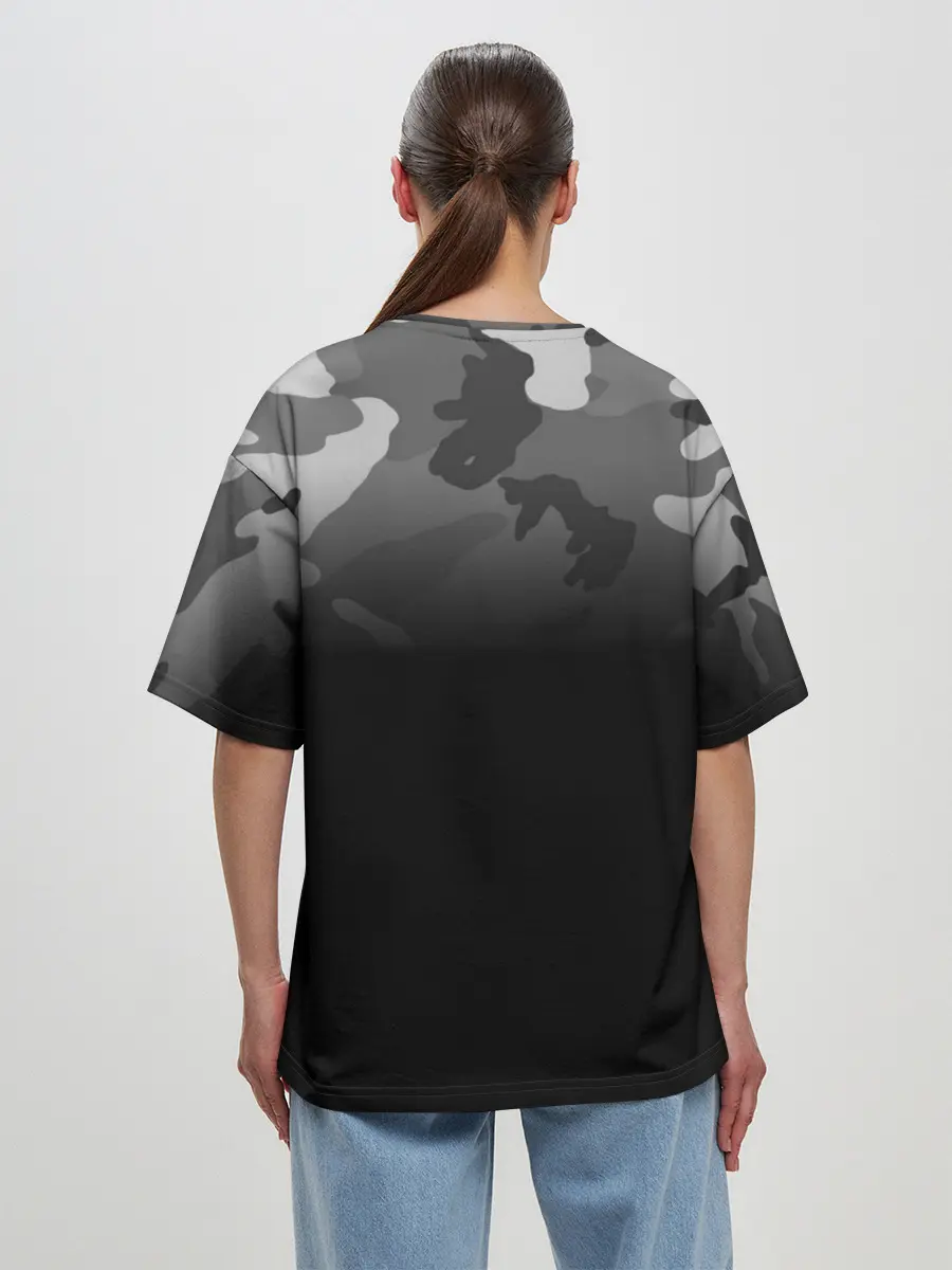 Женская футболка оверсайз / Гражданская оборона