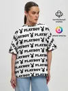 Женская футболка оверсайз / PLAYBOY | ПЛЕЙБОЙ