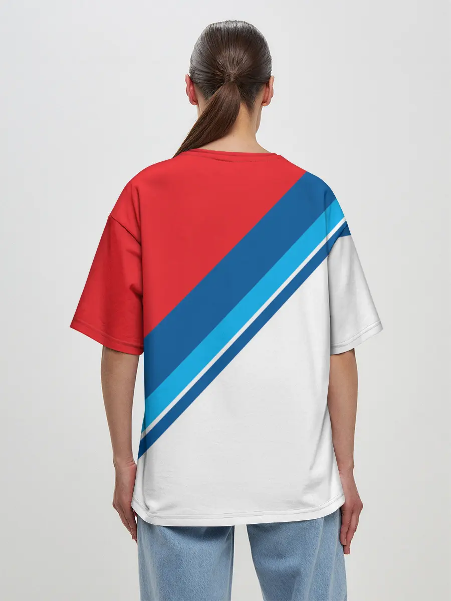 Женская футболка оверсайз / SUZUKI MOTO SPORT | СУЗУКИ МОТО СПОРТ