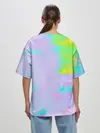 Женская футболка оверсайз / ЦВЕТНАЯ МУН