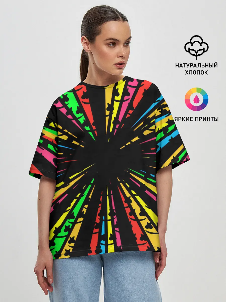 Женская футболка оверсайз / MARSMELLO