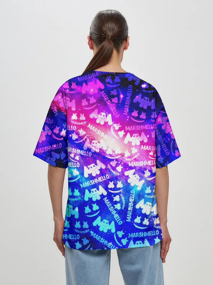 Женская футболка оверсайз / MARSMELLO