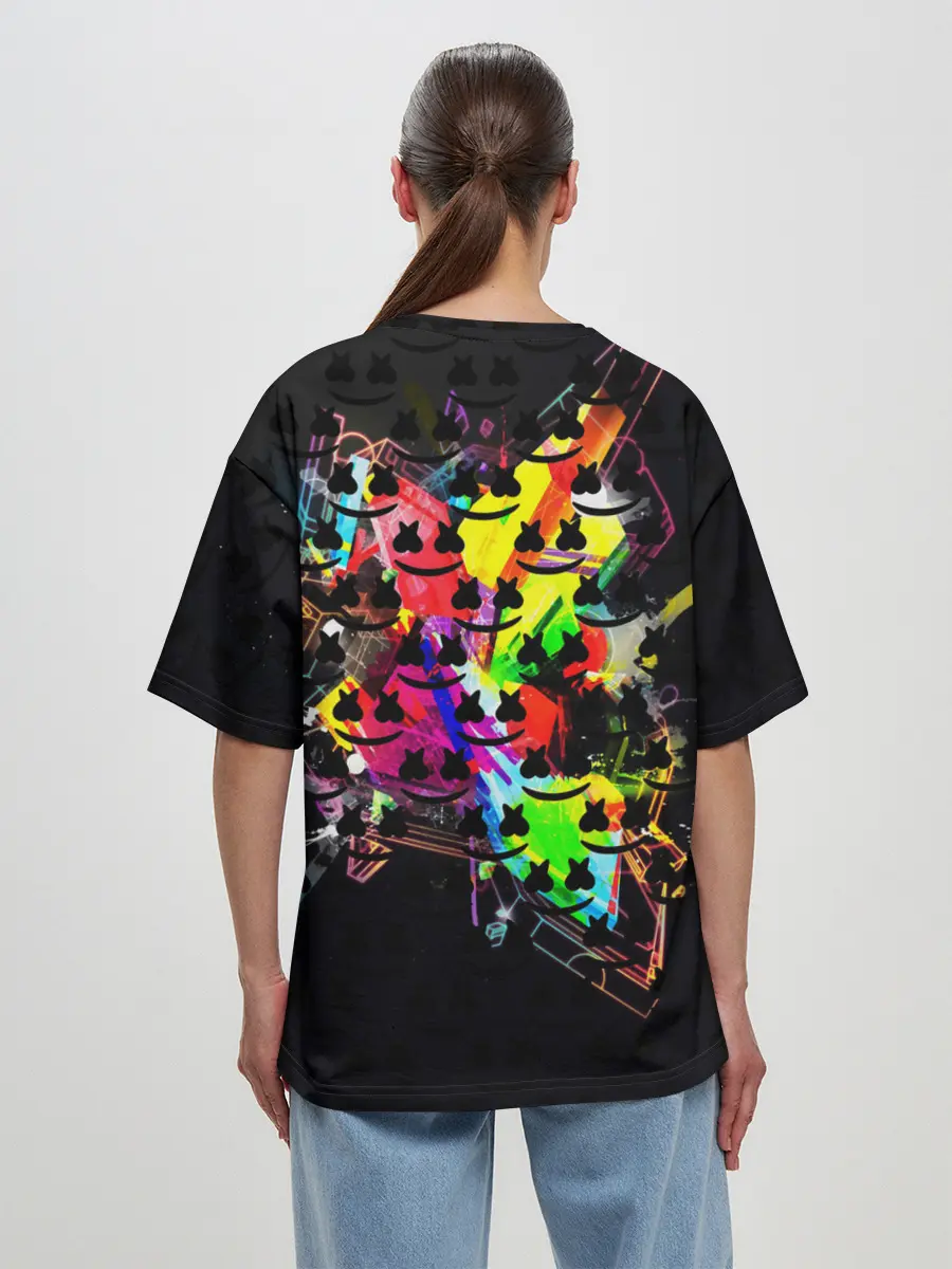 Женская футболка оверсайз / MARSMELLO