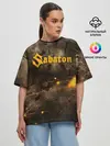 Женская футболка оверсайз / Sabaton
